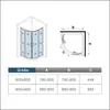 90x90x185cm Duschkabine Runddusche 5mm ESG-Glas Produktbild-Vorschau 6