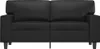 vidaXL 2-Sitzer-Sofa Schwarz 120 cm Kunstleder Produktbild-Vorschau 4