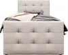 A studio shot of a bed with bedding. Produktbild-Vorschau