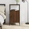 vidaXL Nočný stolík Brown Oak Optics 41x31x80 cm Drevo Náhľad obrázku produktu 1