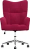 vidaXL Fauteuil relax vin rouge velours Voir les images du produit 2