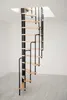 Pertura Spindeltreppe Nox Buche massiv Ø 120 cm Schwarz 12 Produktbild-Vorschau 1