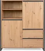 finori Denver 51 Highboard, Nachbildung Artisan Oak / Produktbild-Vorschau 1
