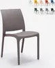 A single taupe chair is shown against a white background. Several other chairs in different colors are visible in the background. Produktbild-Vorschau