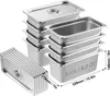 SucceBuy 8er-Pack Hotelpfannen, 1/3-Größe Produktbild-Vorschau 8