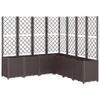 vidaXL Sadzarka z kratką Brązowa 160x160x140 cm PP Podgląd zdjęcia produktu 1