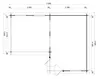 Alpholz 5-Eck Gartenhaus Pepe aus Holz 618x462cm mit 28 mm Produktbild-Vorschau 3