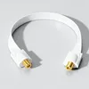 Flaches Koaxialkabel SAT-Kabel Weiss Fensterdurchführung | Produktbild-Vorschau 4