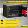 HomeSafe HV25K Möbeltresor mit Schlüssel, 25x35x25cm Produktbild-Vorschau 3