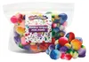 Colorations Bastel Pompons Regenbogen gestreift - 180 Stück Produktbild-Vorschau 1