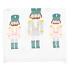 Clayre & Eef Gästehandtuch 40x66 cm Weiß Blau Baumwolle Produktbild-Vorschau 1