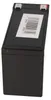 A black battery with a white label and barcode. Náhled obrázku produktu