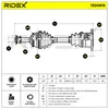 RIDEX 13D0616 Antriebswelle Vorne Rechts für NISSAN X-TRAIL Produktbild-Vorschau 6