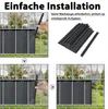 48 Befestigungsclips Anthrazit Klemmschienen für Produktbild-Vorschau 4