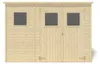Abri de jardin en bois 4.86 m2 - 2.7x1.8 m - Couleur: Voir les images du produit 4