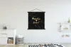 MuchoWow® Textilposter Zitat - Herz - Paradies - Gold 90x90 Produktbild-Vorschau 2