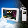 A digital weather station with an outdoor sensor, displayed against a sky and rainy background. Náhľad obrázku produktu
