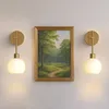 LED Wandleuchte Gold Milchglas Kabellos RGBCW 2er-Pack 30,0 Produktbild-Vorschau 6