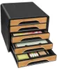 CEP Office Solution Schubladenbox Smoove schwarz/Bambus Produktbild-Vorschau 2