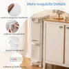 GOPLUS 32L Mülleimer 3 Fächer, 3 in 1 Tretmülleimer mit Produktbild-Vorschau 5