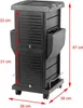 Assistente parrucchiere Gabbiano 100C Nero Anteprima dell’immagine prodotto 2