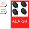 4er-Set Mini-Taschenalarm Überfallalarm Notruf Produktbild-Vorschau 1