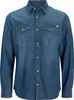 JACK & JONES Chemise unie à manches longues, col Kent, Voir les images du produit 33