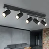 Deckenleuchte, schwarz, Spots/ Arm beweglich, L 70 cm Produktbild-Vorschau 3