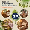CASARIA® Beistelltisch Holz wetterfest FSC® zertifiziert 2 Produktbild-Vorschau 5