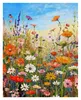 Kit per dipingere per adulti, soggetto: fiori. Prato Anteprima dell’immagine prodotto 1