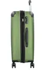 A green Travelite trolley is shown from the back on a white background. Produktbild-Vorschau