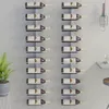 vidaXL Wand-Weinregale für 10 Flaschen 2 Stk. Weiß Metall Produktbild-Vorschau 2