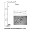 JOHO Edelstahl Duschstange mit Handbrausehalter und Produktbild-Vorschau 8