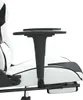 Gaming-Stuhl mit Massage & Fußstütze Weiß & Schwarz Produktbild-Vorschau 10