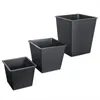 Set de 3 pots de fleurs polyrotin brun cache-pot pot Voir les images du produit 4
