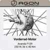 Agon Axis E-Bike 26 Zoll Citybike Damen Herren 140 - 165 cm Produktbild-Vorschau 5