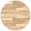 vidaXL Tischplatte Rund Ø80x4 cm Massivholz Akazie Produktbild-Vorschau 4