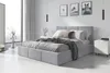 Bett mit Lattenrost Jugendbett Doppelbett gepolsterte  Produktbild-Vorschau 1