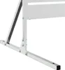 vidaXL Pare-vue Gris 100 x 50 x 180 cm Acier Voir les images du produit 7