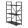 ModernHome CWJ602480LG Holzregal mit Metallrahmen und 3 Produktbild-Vorschau 3