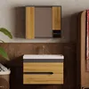 Badmöbel Set mit Waschbecken 80 cm Breit | Produktbild-Vorschau 3