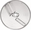 A top-down view of a stainless steel food processor blade attachment. Produktbild-Vorschau