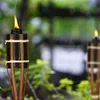 Torce da giardino Relaxdays, set da 10, in bambù, torce a Anteprima dell’immagine prodotto 2