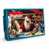 A Christmas advent calendar box with a Santa Claus figure and Makita tools. Anteprima dell’immagine prodotto