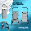MONZANA® Wózek na zakupy 3w1 56 l do 50 kg składana Podgląd zdjęcia produktu 8