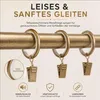 1-läufig 160 cm Antikgold Metall Gardinenstange Produktbild-Vorschau 9