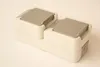 Merten SCHUKO-Doppel-Steckdose  MEG2329-8029 lichtgrau Produktbild-Vorschau 1