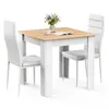 Mondeer Quadratischer Esstisch 80x80 cm, Platzsparender Produktbild-Vorschau 6