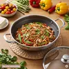Ø40 cm Wok Bratpfanne Edelstahl Waben-Antihaftbeschichtung Produktbild-Vorschau 8