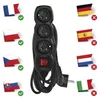 Prodlužovací kabel 5 m / 3 zásuvky / s vypínačem / černý / PVC / 1 mm2 Náhled obrázku produktu